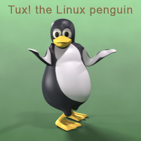 Linux Dancing Penguin